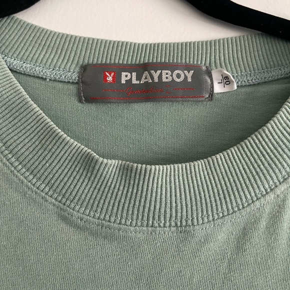 Vintage Playboy Top - unisex - green - Picture 2 of 4